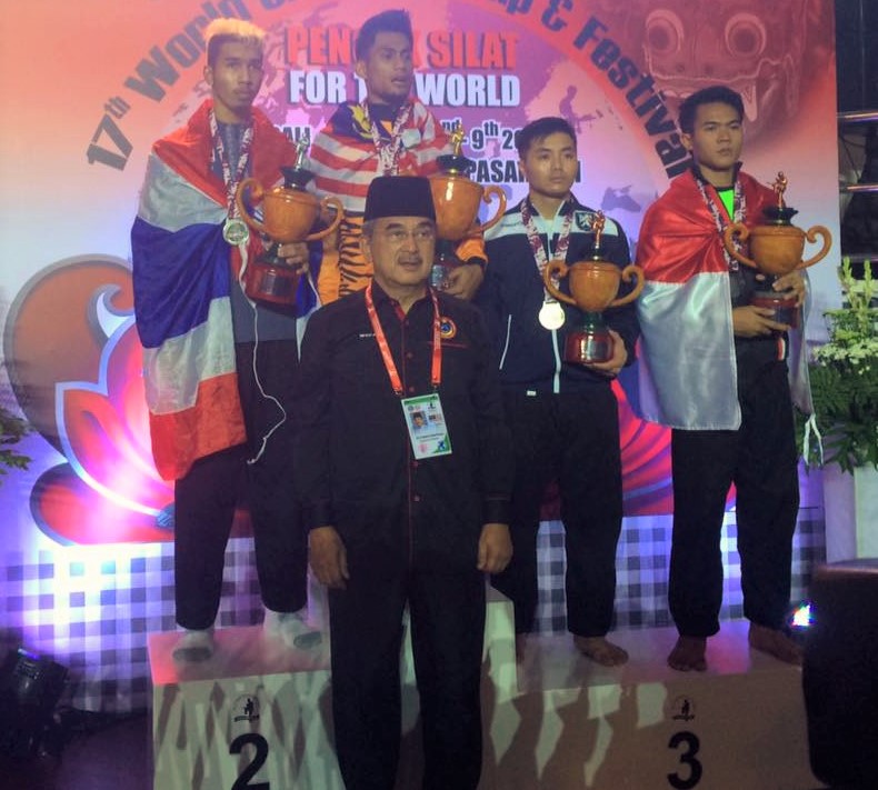 Dang Nguyen bronze medal at Pencak Silat World Championships, Bali Indonesia 2016